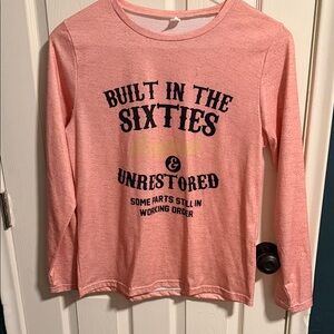 🌵Graphic Pink Long Sleeve Top